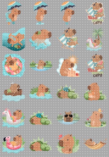 A5 kiss cut- 4590